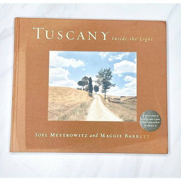 Tuscany Inside the Light w/ Photo Print, Travel Book Italy Coffee Table Book - Picture 1 of 6